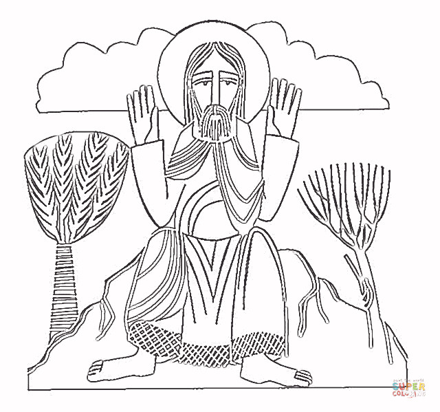 Free Coloring Pages For All Saints Day
 All Saints Day coloring page