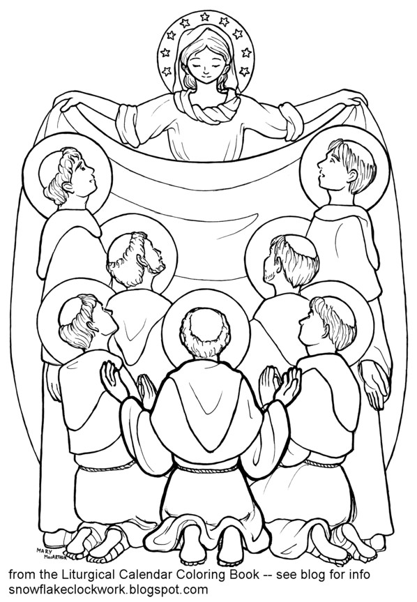 Free Coloring Pages For All Saints Day
 All Saints Day Coloring Pages Coloring Home