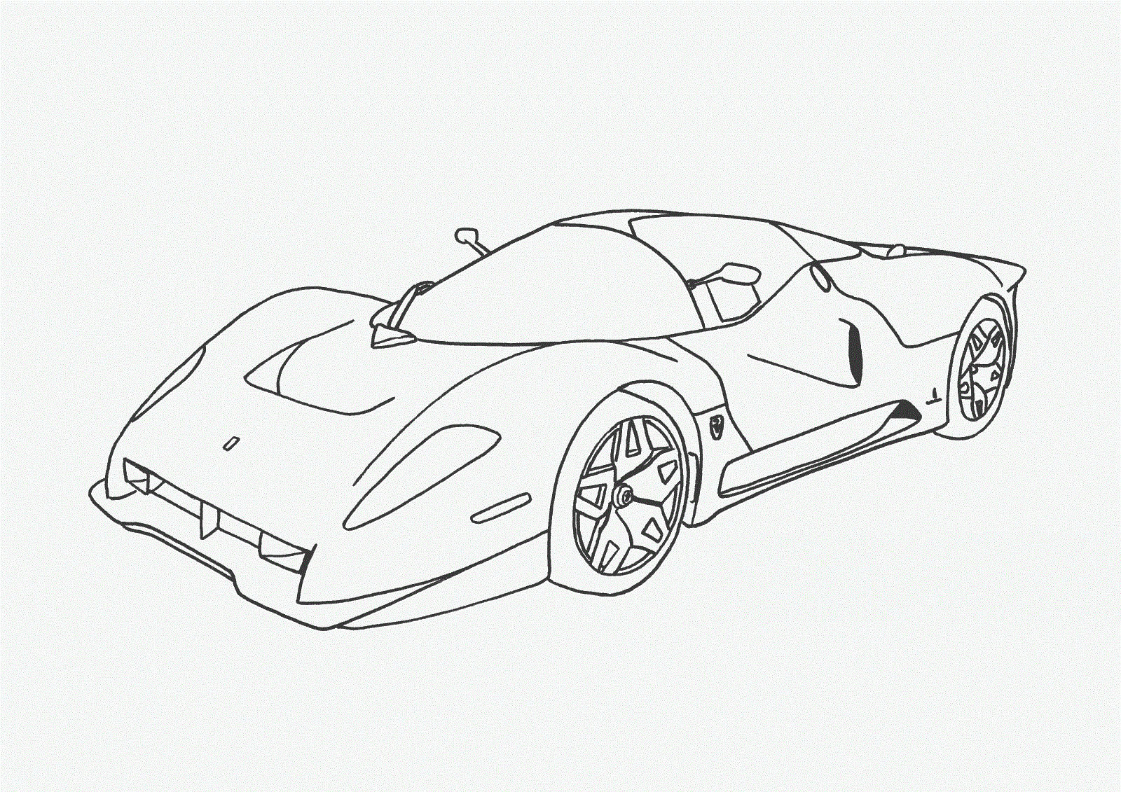 Free Coloring Pages For Boys Cars
 Car Coloring Pages Free Download