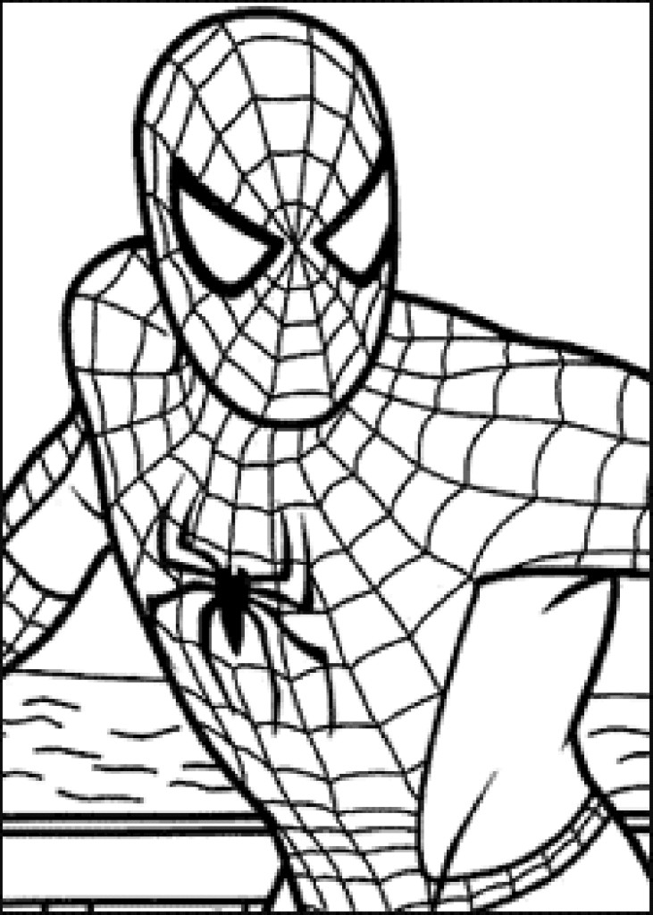 Free Coloring Pages For Boys Sports
 Coloring Pages Spiderman Coloring Pages For Kids Free