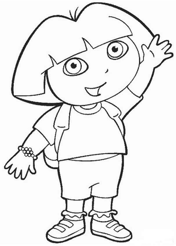 Free Coloring Pages For Girls Dora
 Dora Coloring Pages Sheets