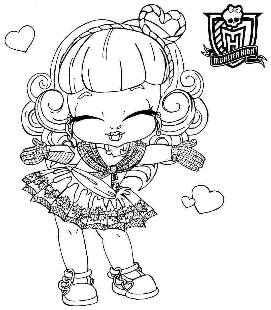 Free Coloring Pages For Girls Monster High
 Coloring Pages for Girls Monster High Bestofcoloring