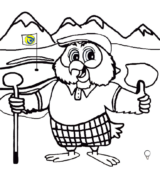 Free Coloring Pages Golf
 Golf Coloring Pages Free Printable Golf Best Free
