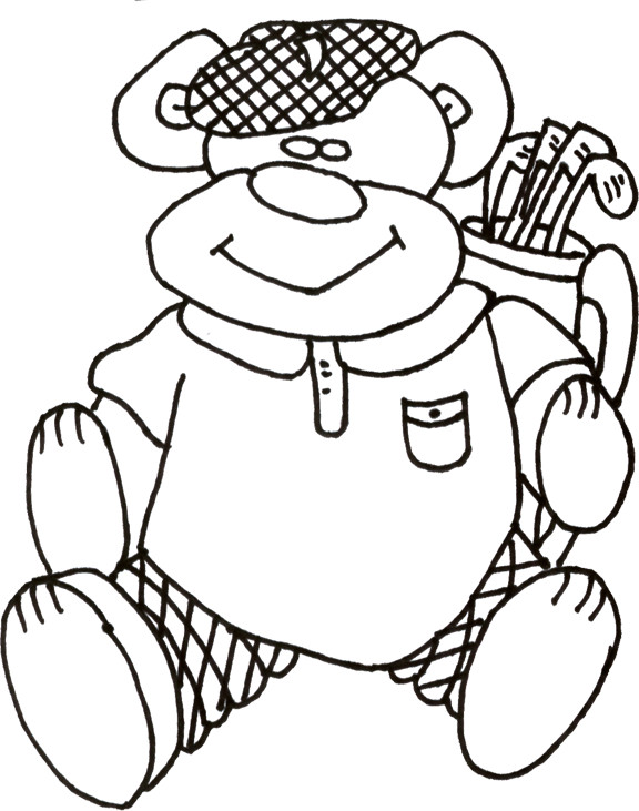 Free Coloring Pages Golf
 Coloring pages mega blog Golf printable coloring pages
