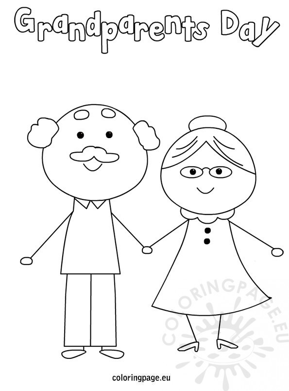 Free Coloring Pages Grandparents Day
 Grandparent s Day Coloring Page