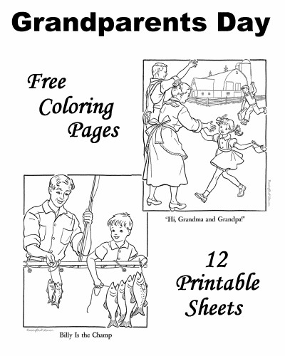 Free Coloring Pages Grandparents Day
 Grandparents Day Clip Art Coloring Pages – Cliparts