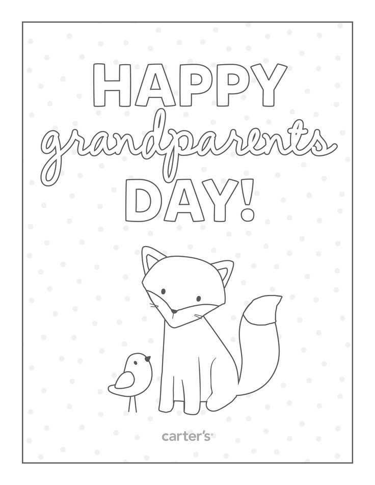 Free Coloring Pages Grandparents Day
 Happy Grandparents Day Coloring Pages AZ Coloring Pages