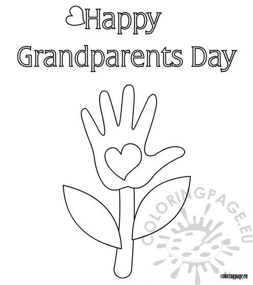 Free Coloring Pages Grandparents Day
 Grandparent s Day Coloring Page