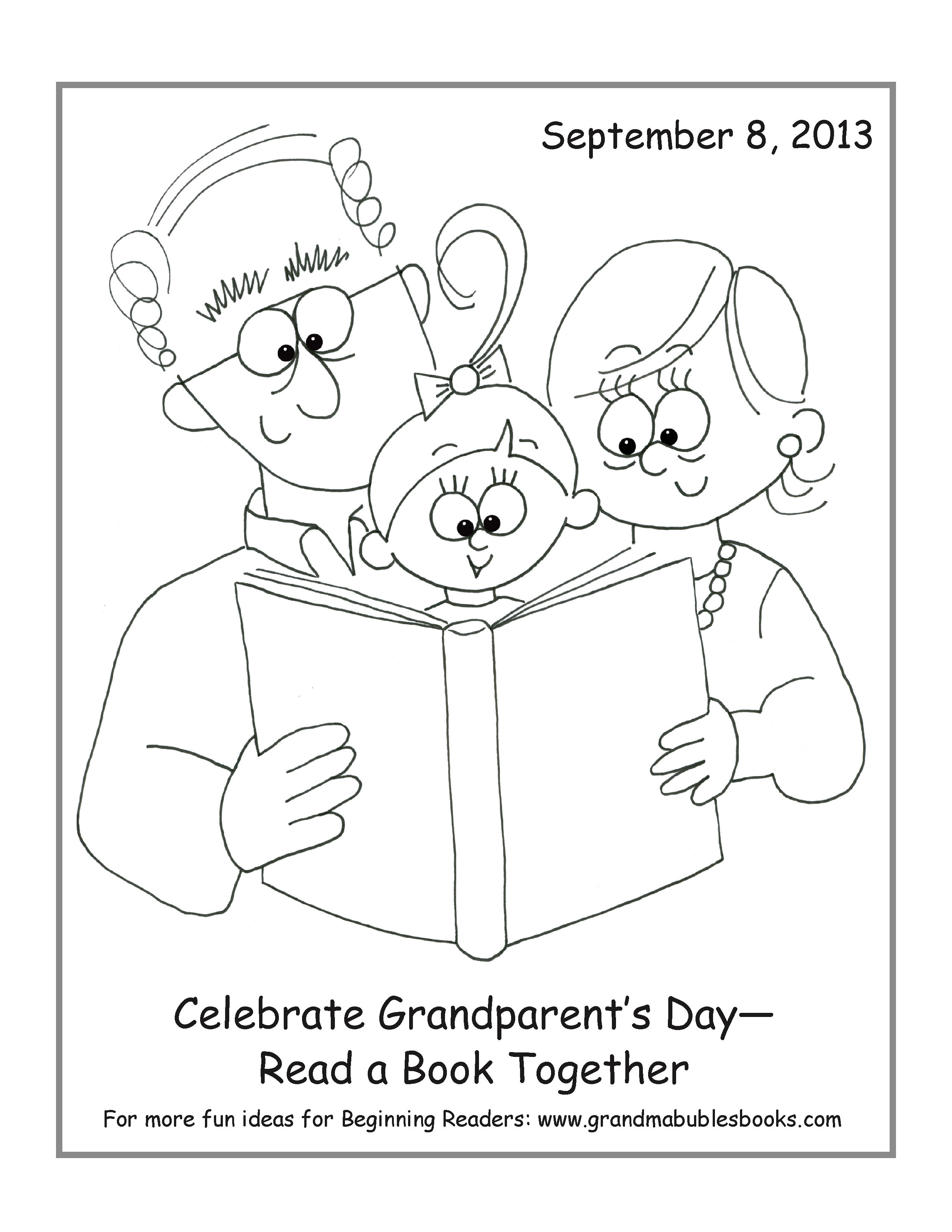 Free Coloring Pages Grandparents Day
 I Love Grandma Coloring Printable Grandparents Day Pages