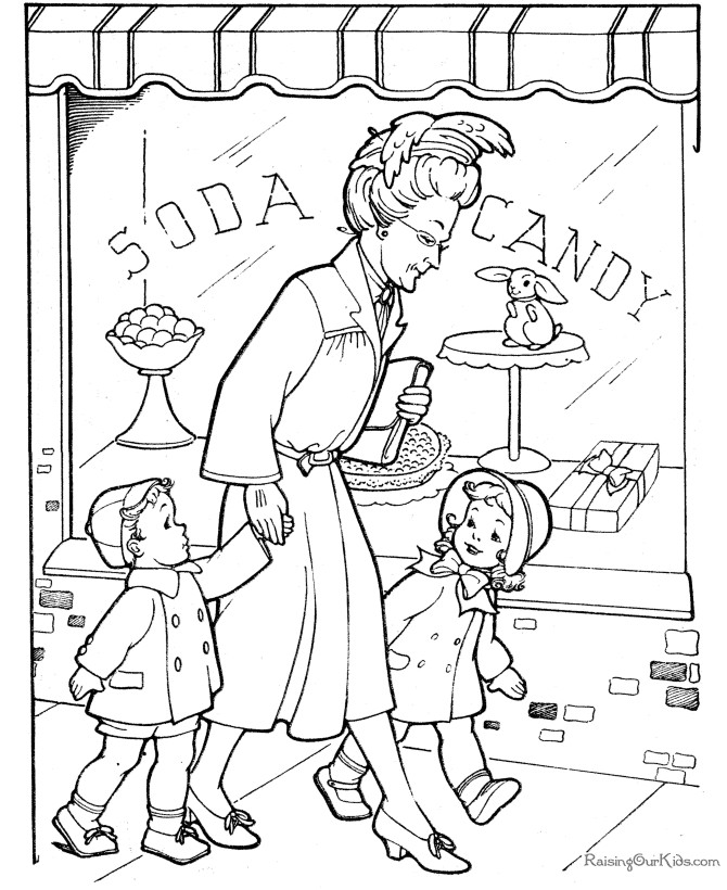 Free Coloring Pages Grandparents Day
 Coloring Pages Grandparents Reading Coloring Pages