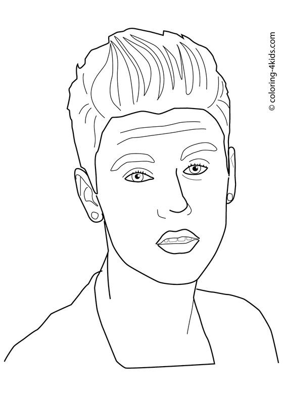 Free Coloring Pages Justin Bieber
 Justin Bieber coloring pages Coloring pages