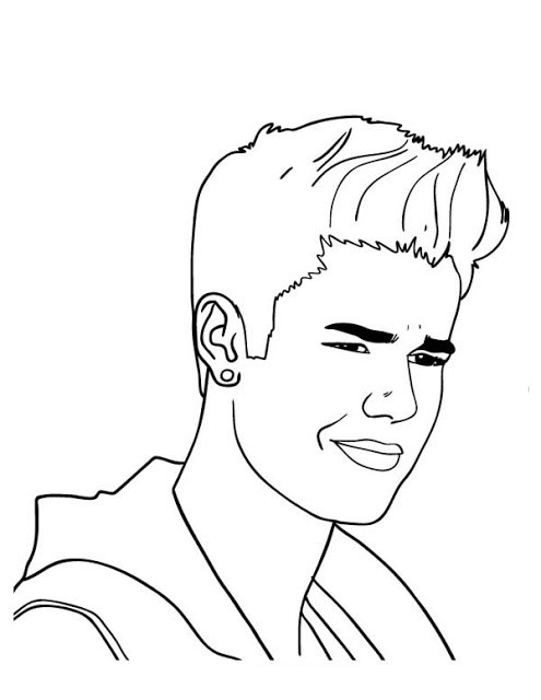 Free Coloring Pages Justin Bieber
 Justin Bieber Justin Bieber Colouring Pages