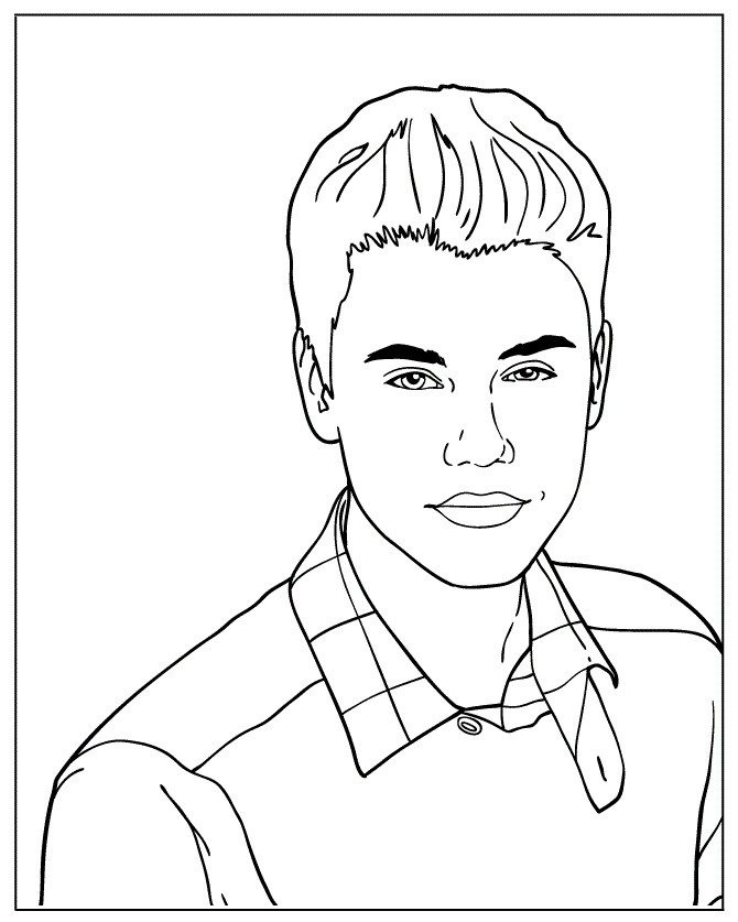 Free Coloring Pages Justin Bieber
 Justin Bieber Color Pages Coloring Home