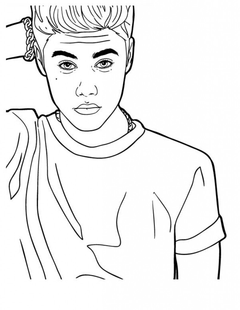 Free Coloring Pages Justin Bieber
 Justin Time Coloring Pages