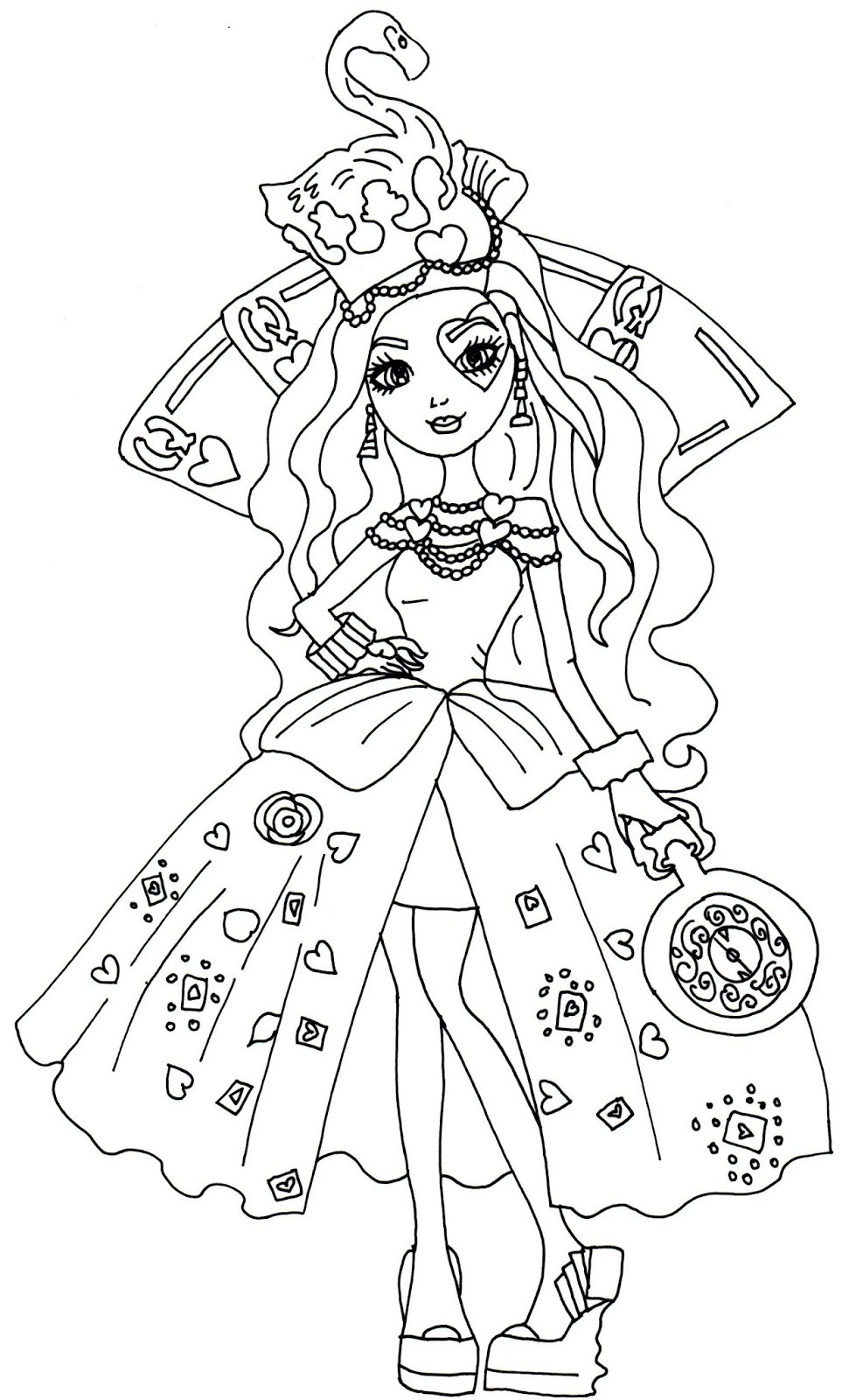 Free Coloring Pages No Printing
 Ever After High Coloring Pages Best Coloring Pages For Kids
