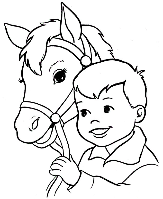 Free Coloring Pages No Printing
 Free Printable Horse Coloring Pages For Kids