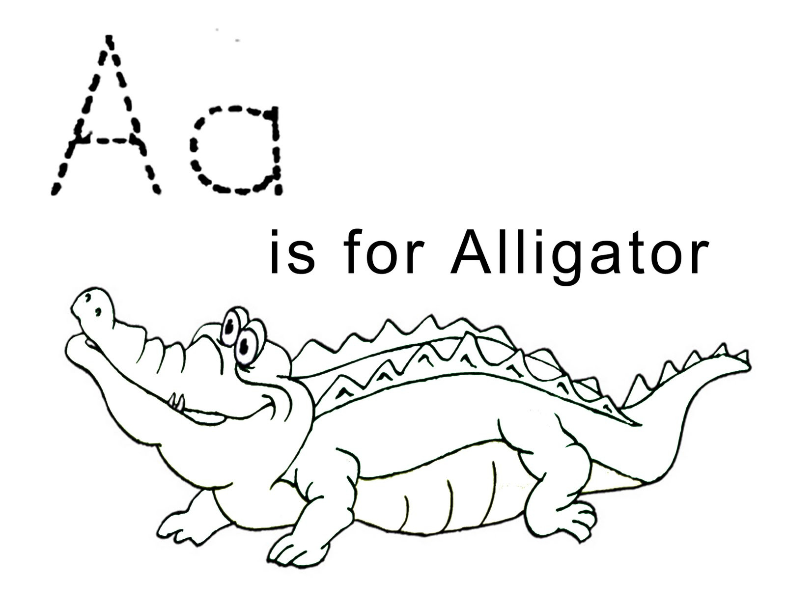 Free Coloring Pages Of Alligators
 Free Printable Alligator Coloring Pages For Kids