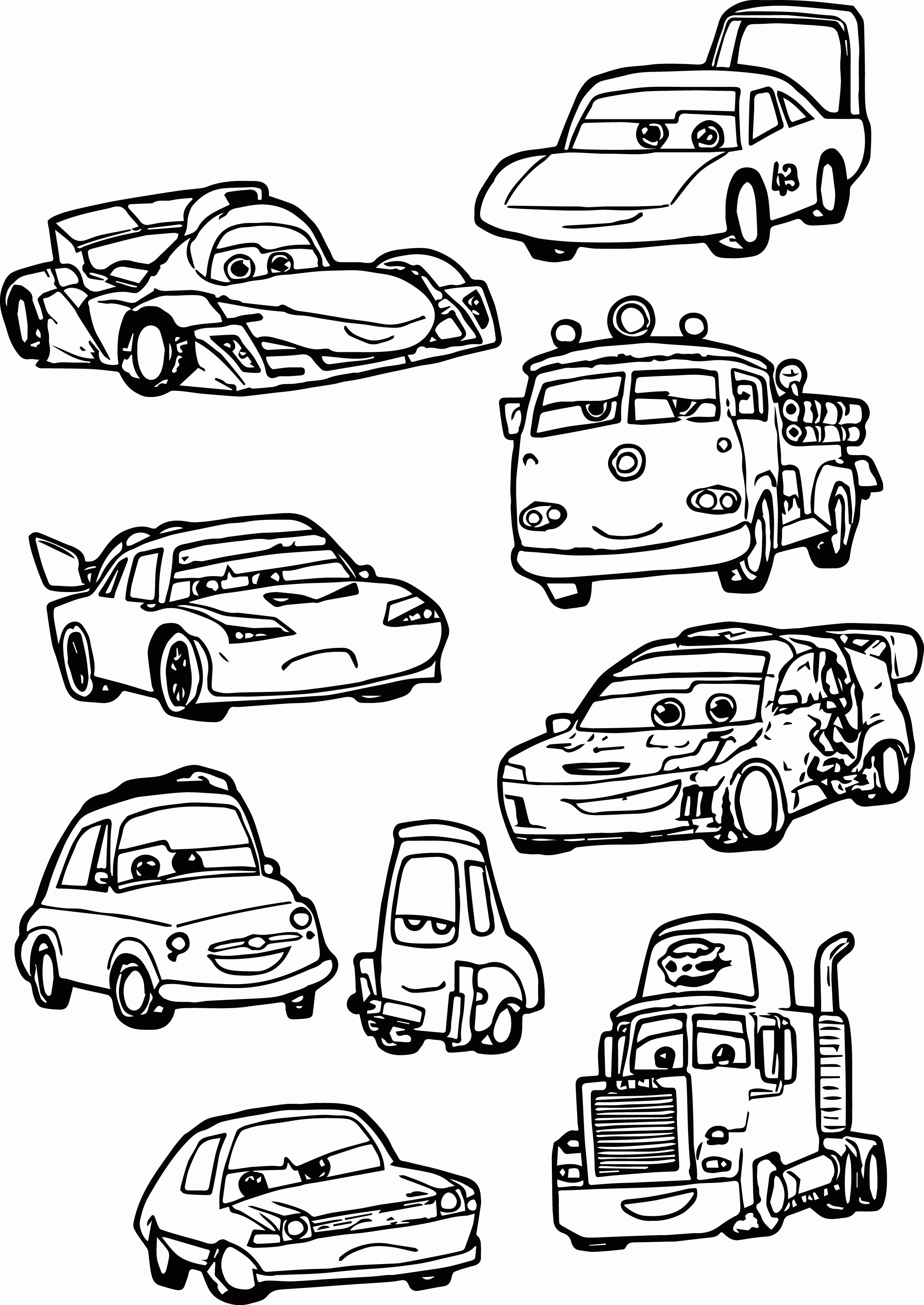 Free Coloring Pages Of Cars 2
 Mcqueen Cars 2 Coloring Pages Coloring Home