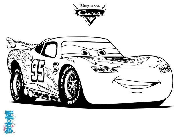 Free Coloring Pages Of Cars 2
 Lightening mcqueen cars 2 coloring pages Hellokids