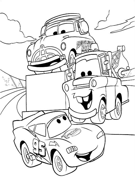 Free Coloring Pages Of Cars 2
 Cars Coloring Pages 2