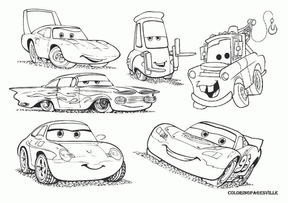 Free Coloring Pages Of Cars 2
 Color Cars 2 AZ Coloring Pages