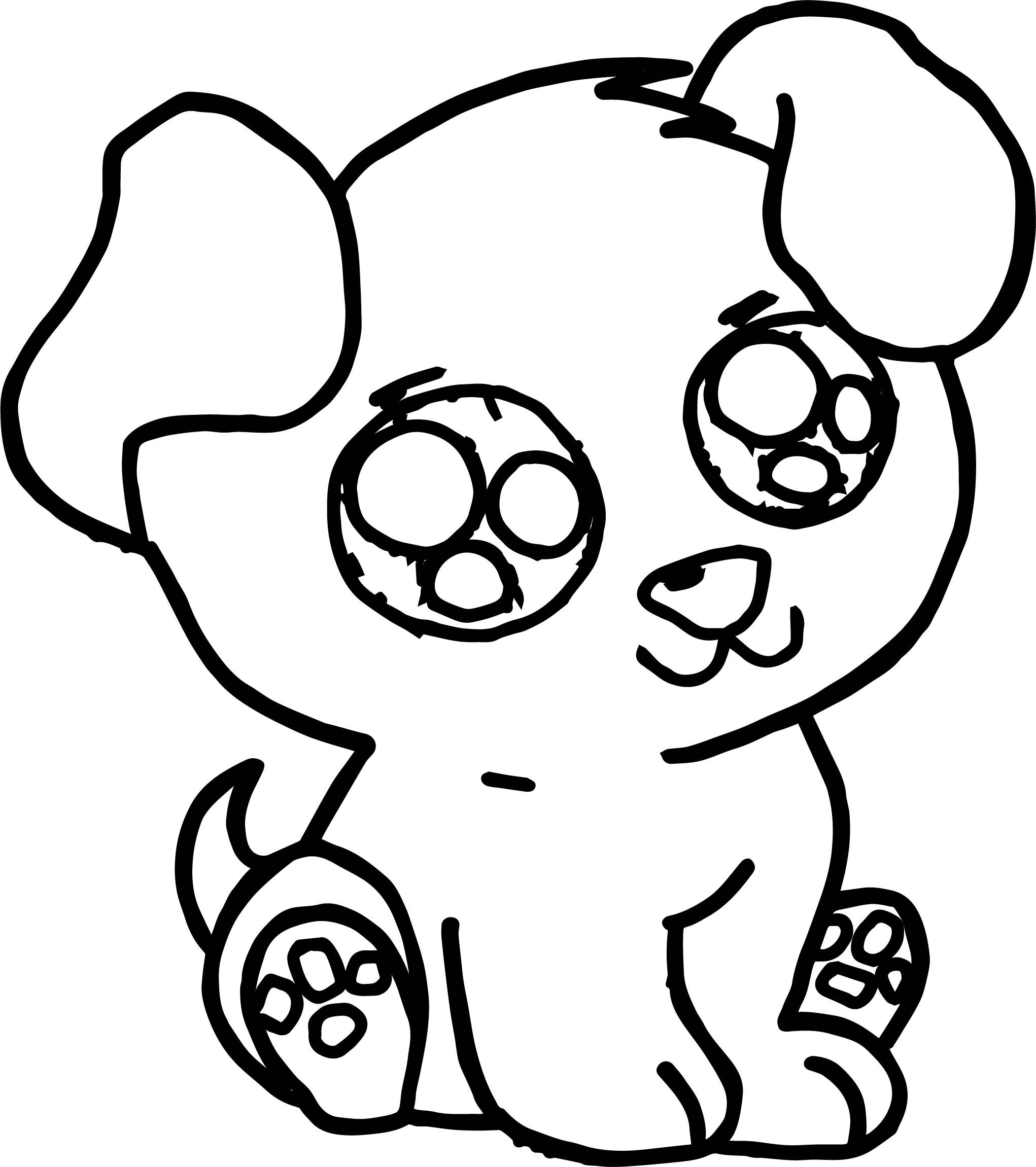 Free Coloring Pages Of Cute Puppies
 Cute Puppy Free Puppy Dog Coloring Page