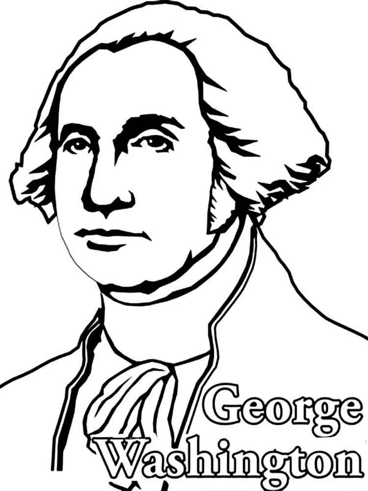 Free Coloring Pages Of George Washington
 George Washington Coloring Pages Best Coloring Pages For
