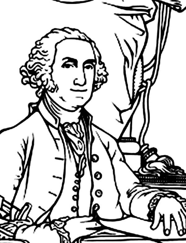 Free Coloring Pages Of George Washington
 George Washington Coloring Pages Coloring Home