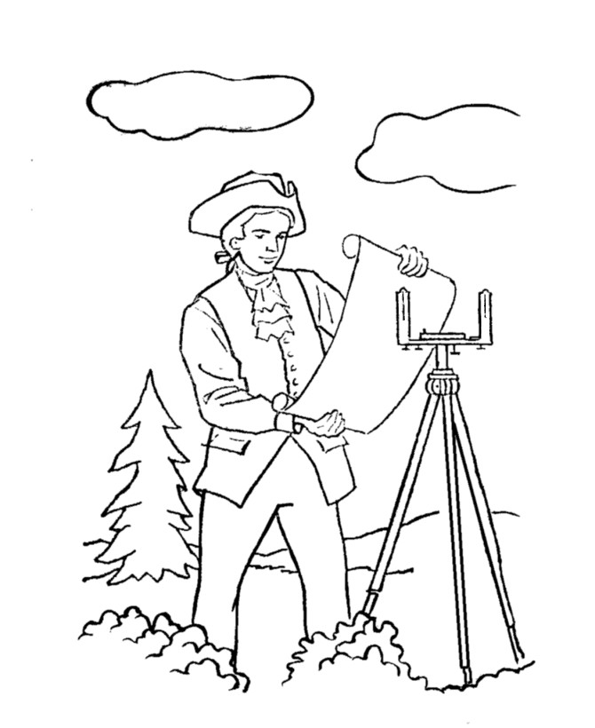 Free Coloring Pages Of George Washington
 Coloring Page George Washington Coloring Home
