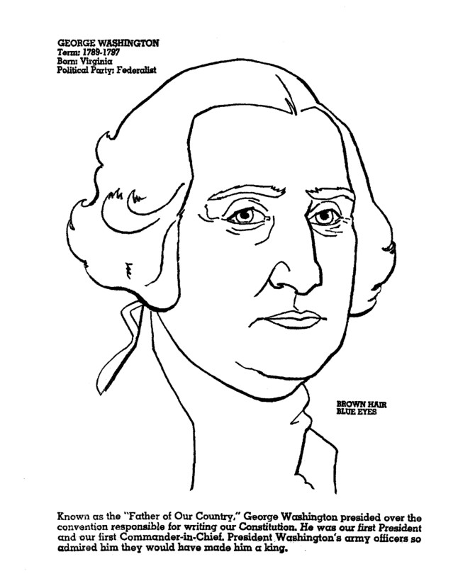 Free Coloring Pages Of George Washington
 Georgewashington Free Colouring Pages