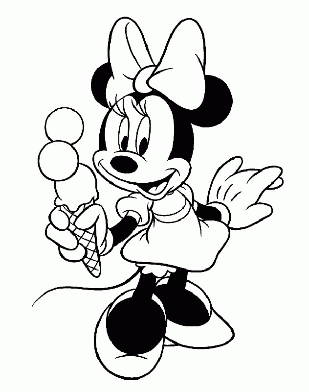 Free Coloring Pages Of Minnie Mouse
 Minnie Mouse Face Coloring Pages Coloring Home