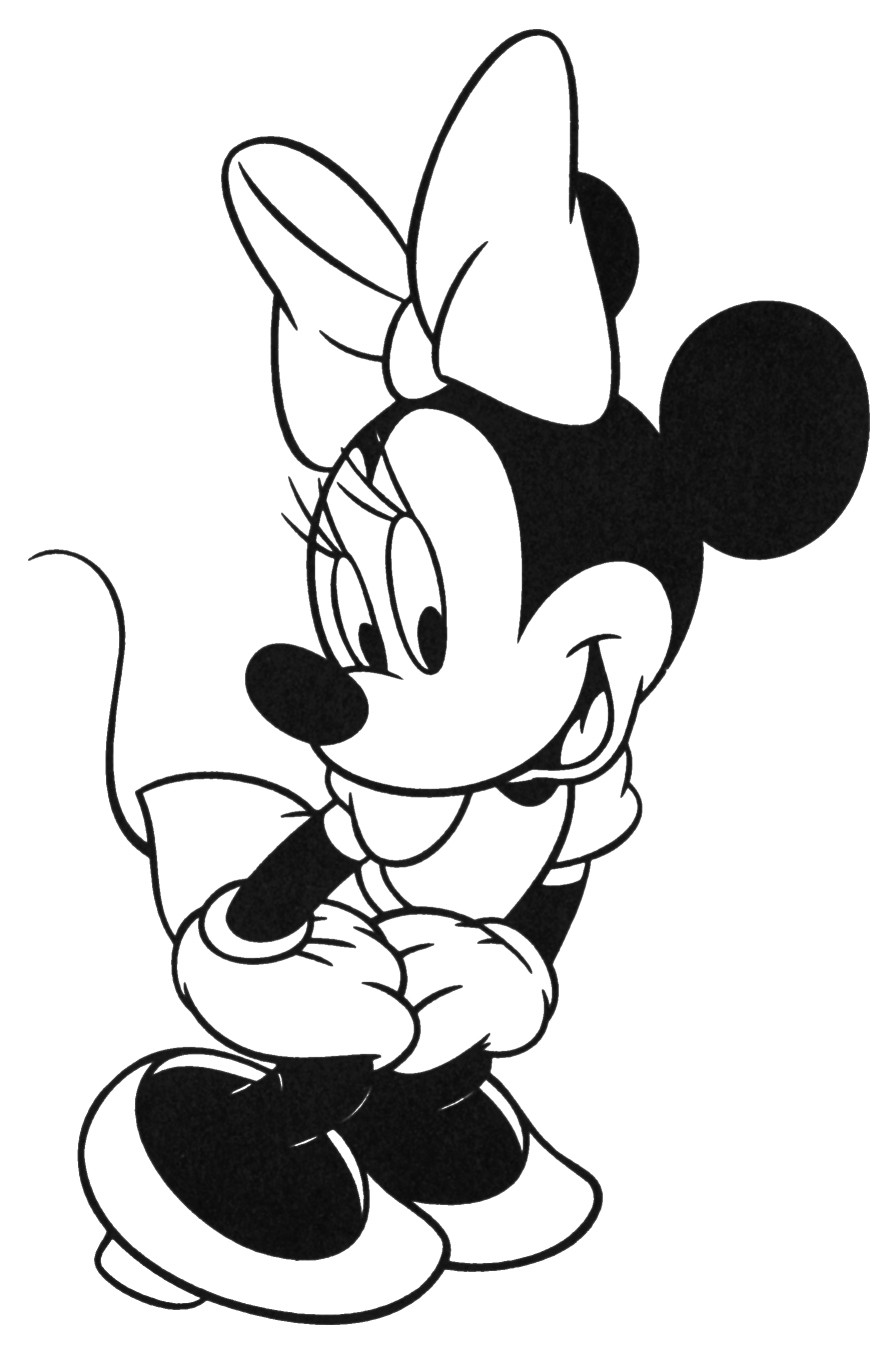 Free Coloring Pages Of Minnie Mouse
 Minnie Mouse