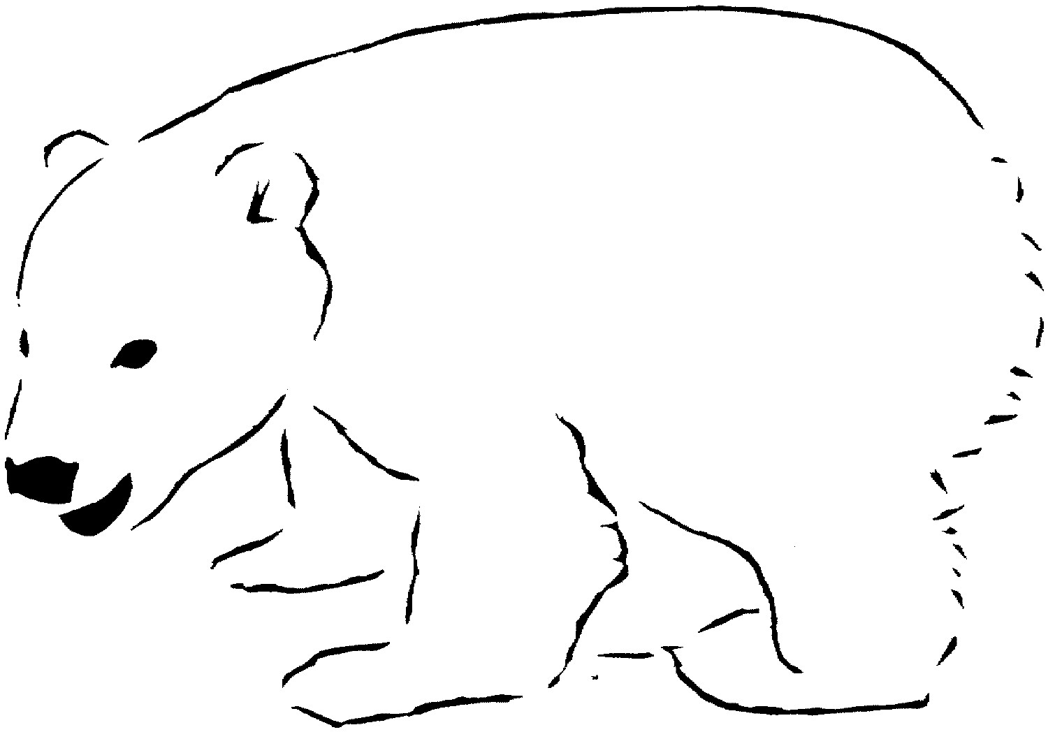 Free Coloring Pages Of Polar Bears
 Free Printable Polar Bear Coloring Pages For Kids