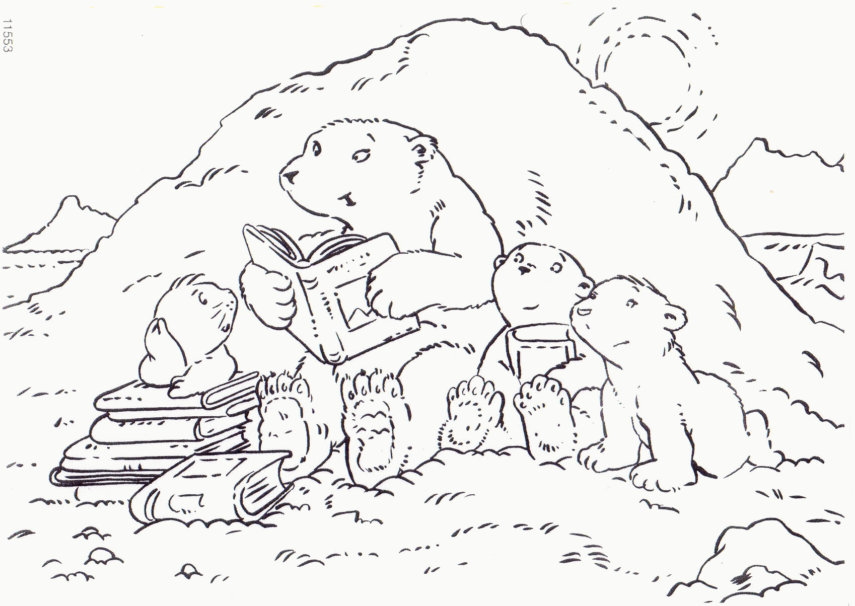 Free Coloring Pages Of Polar Bears
 Free Printable Polar Bear Coloring Pages For Kids