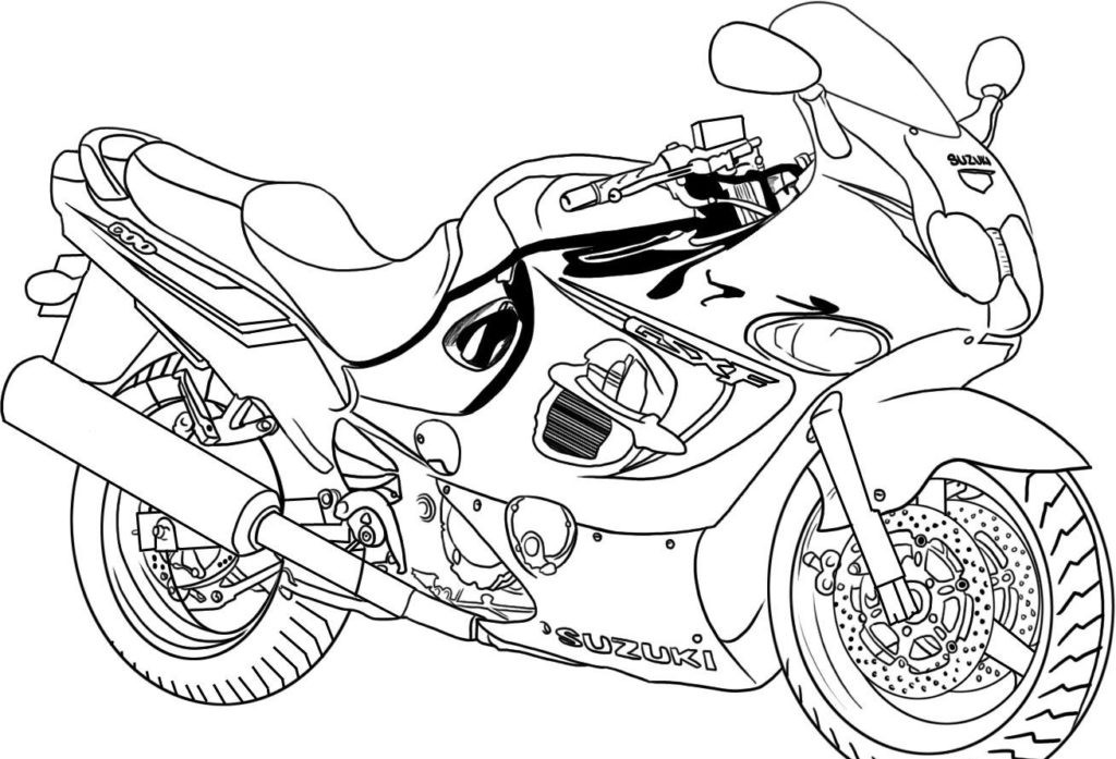 Free Coloring Pages Pdf
 Coloring Pages Free Printable Motorcycle Coloring Pages