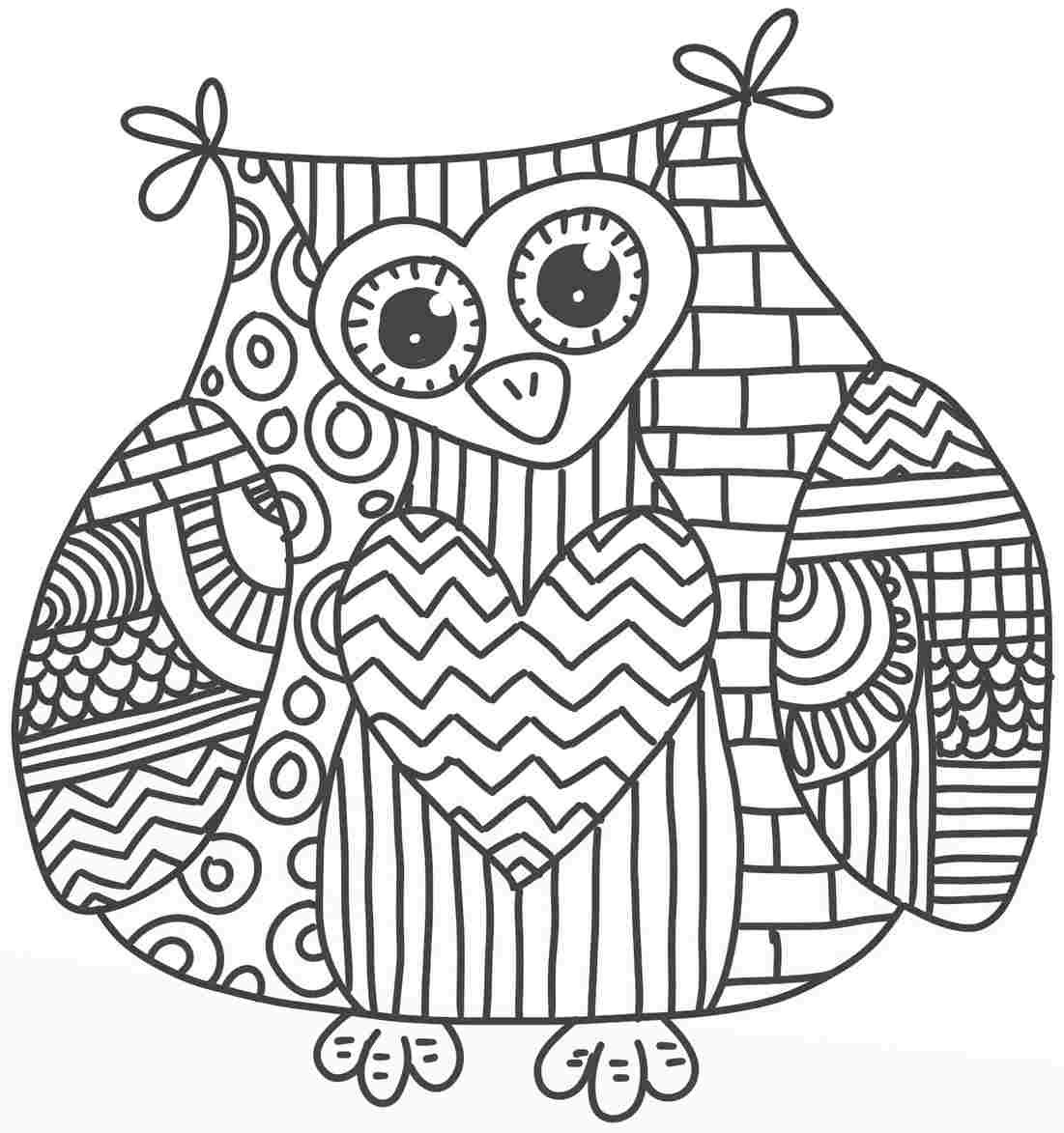 Free Coloring Pages Pdf
 Cute Owl Coloring Pages Coloring Home