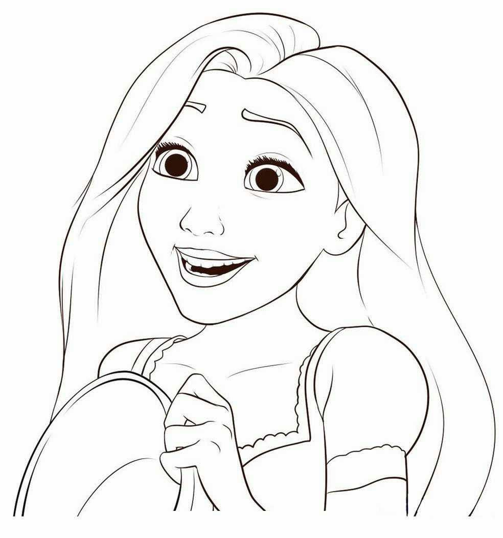 Free Coloring Pages Tangled
 Rapunzel Coloring Pages Best Coloring Pages For Kids