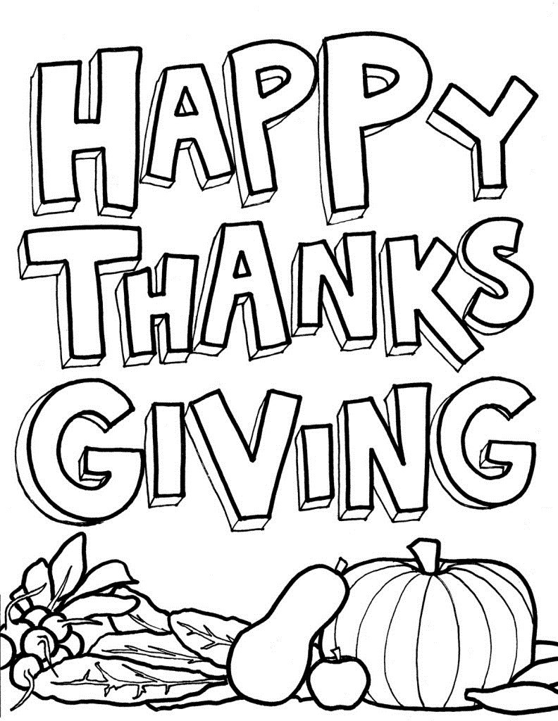 Free Coloring Pages Turkey Thanksgiving
 Free Printable Thanksgiving Coloring Pages For Kids