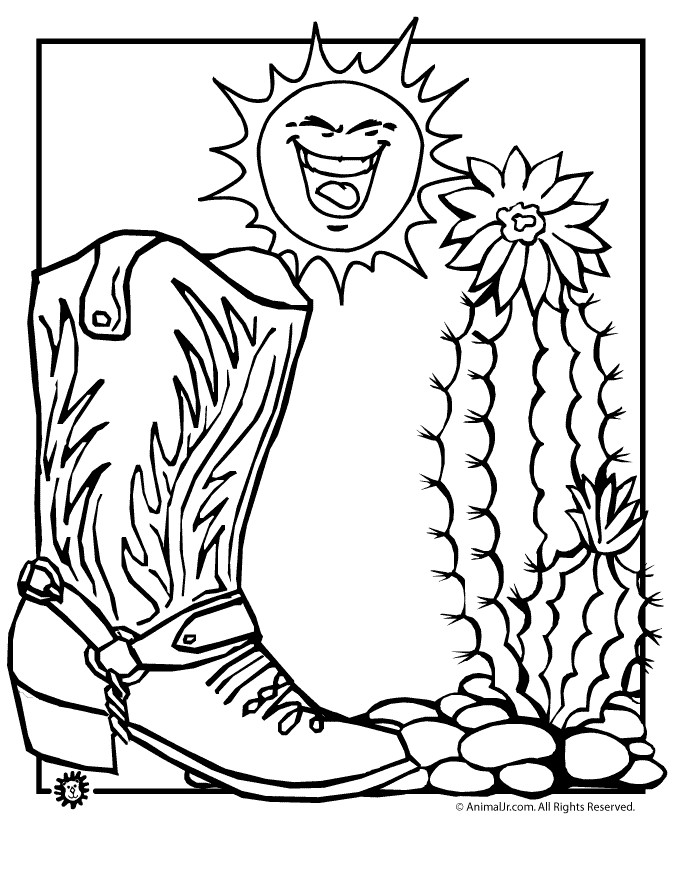 Free Coloring Pages Western Theme
 Western Themed Coloring Pages AZ Coloring Pages