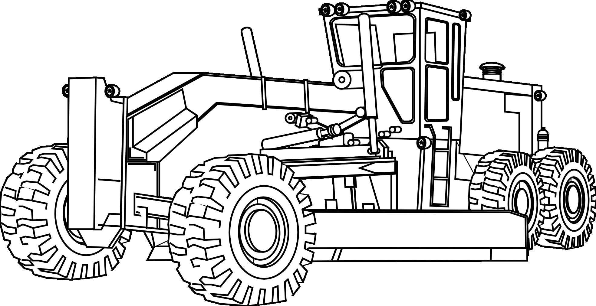 Free Coloring Sheets Construction Trucks
 Printable of Construction Equipment