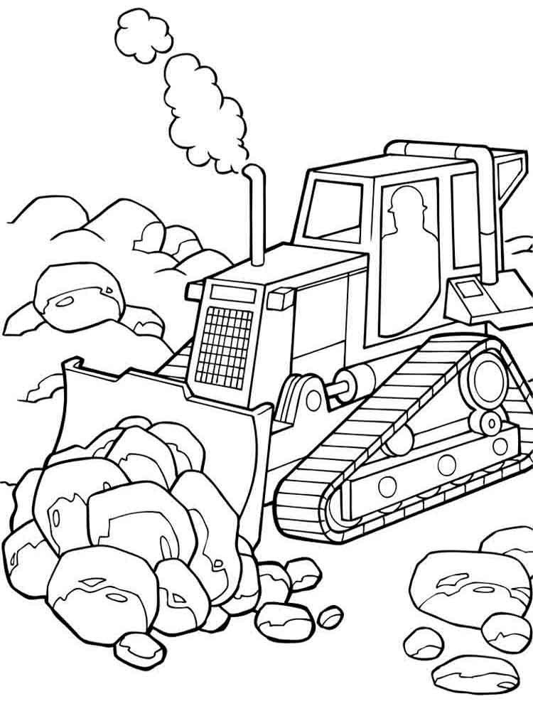 Free Coloring Sheets Construction Trucks
 Construction Vehicles coloring pages Download and print