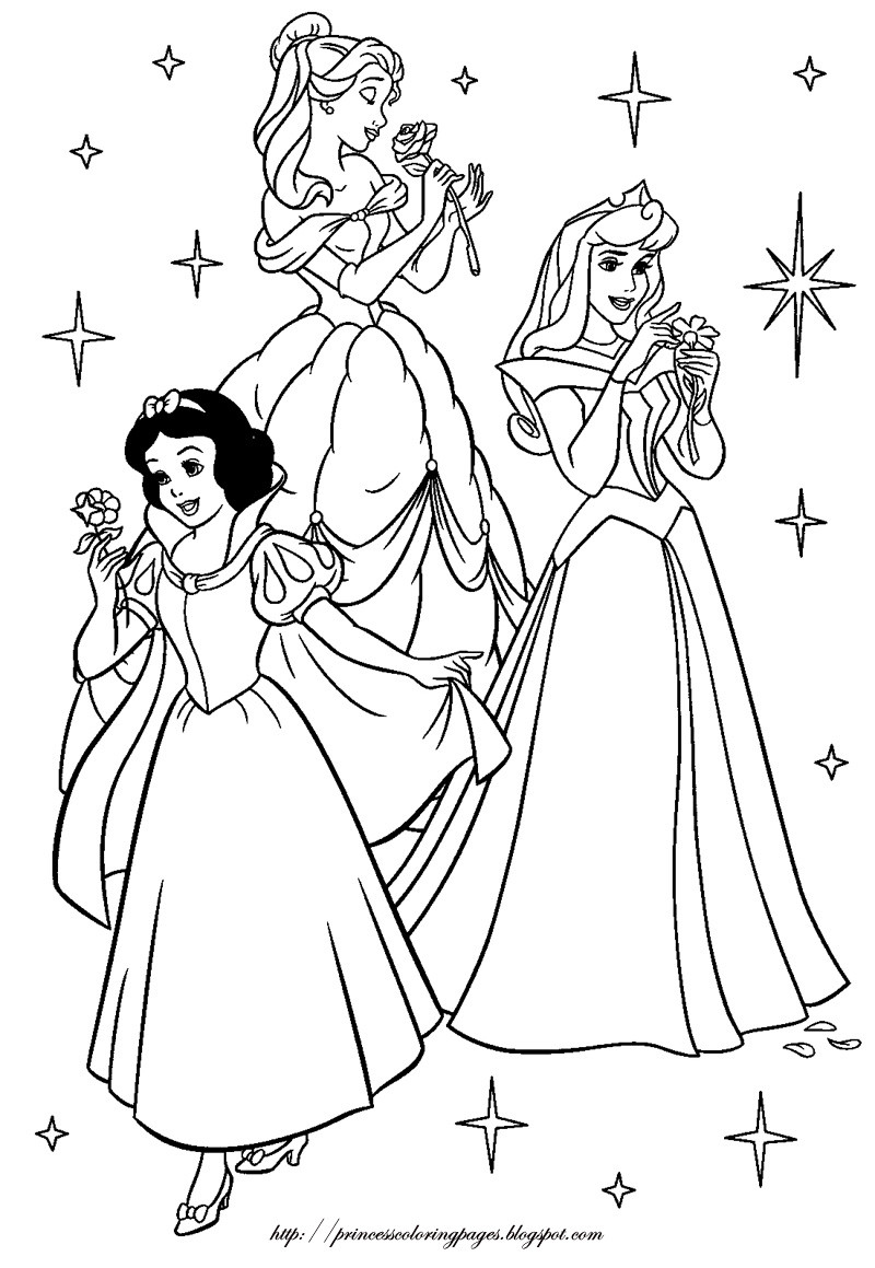 Free Coloring Sheets Disney
 Disney Princess Coloring Pages Bestofcoloring