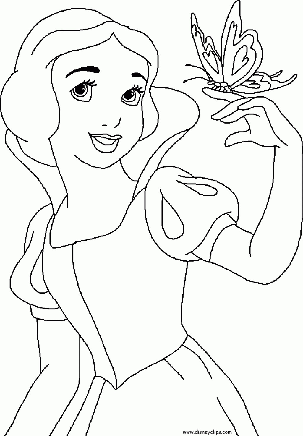 Free Coloring Sheets Disney
 Free Disney Princess Coloring Pages For You Image 10