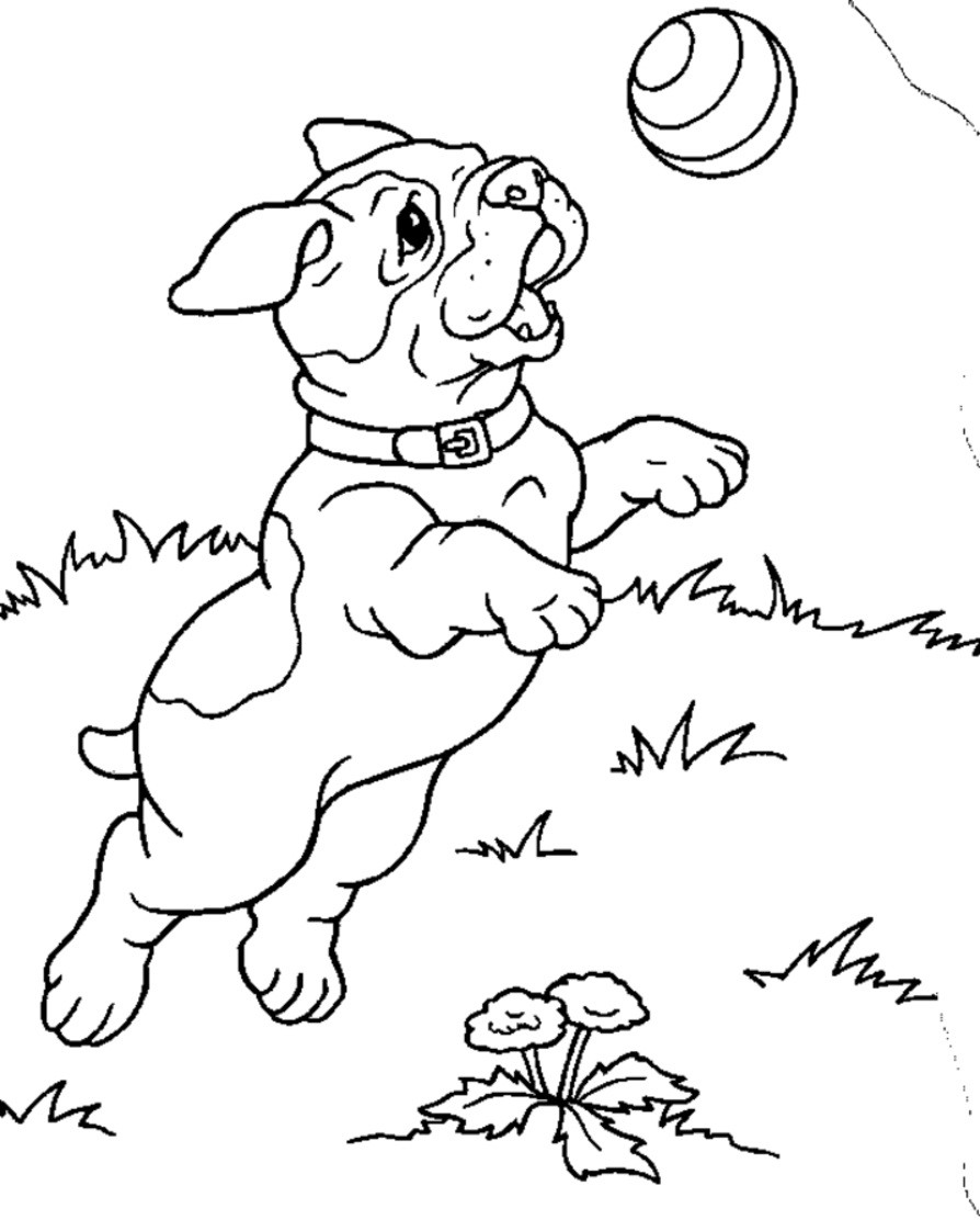 Free Coloring Sheets Dogs
 Free Printable Puppies Coloring Pages For Kids