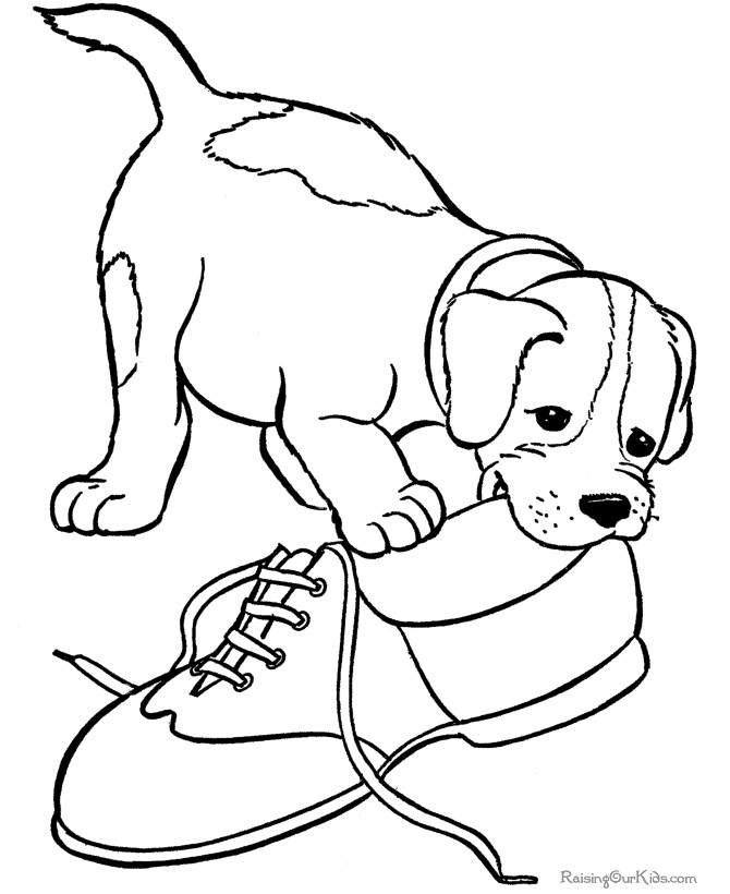 Free Coloring Sheets Dogs
 Cute Dog Coloring Pages Coloring Page Cute Dogs