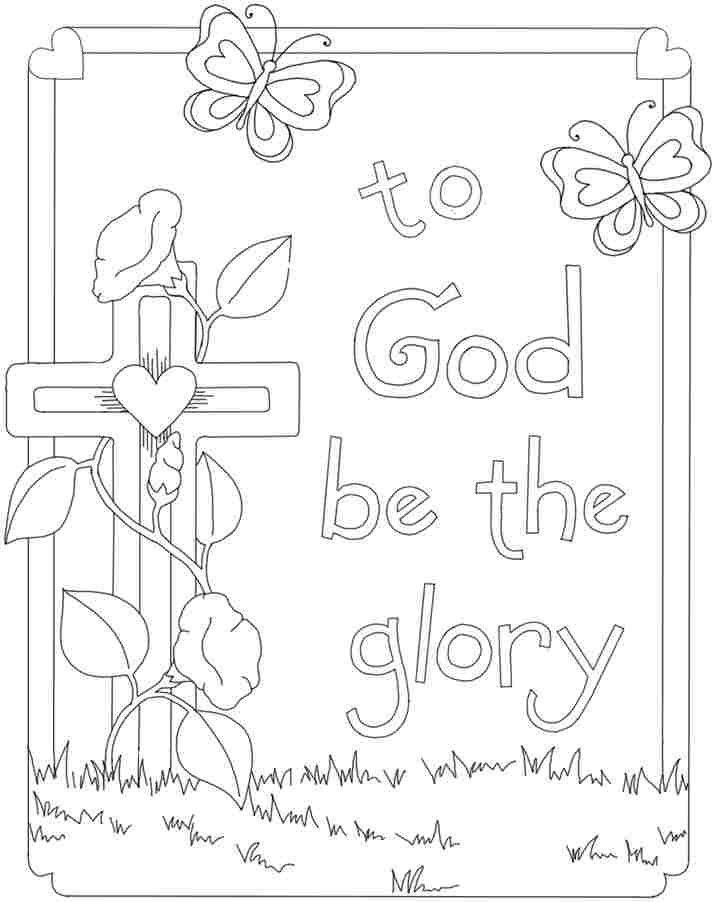 Free Coloring Sheets Easter Church Kids
 Printable Christian Easter Coloring Pages – Color Bros