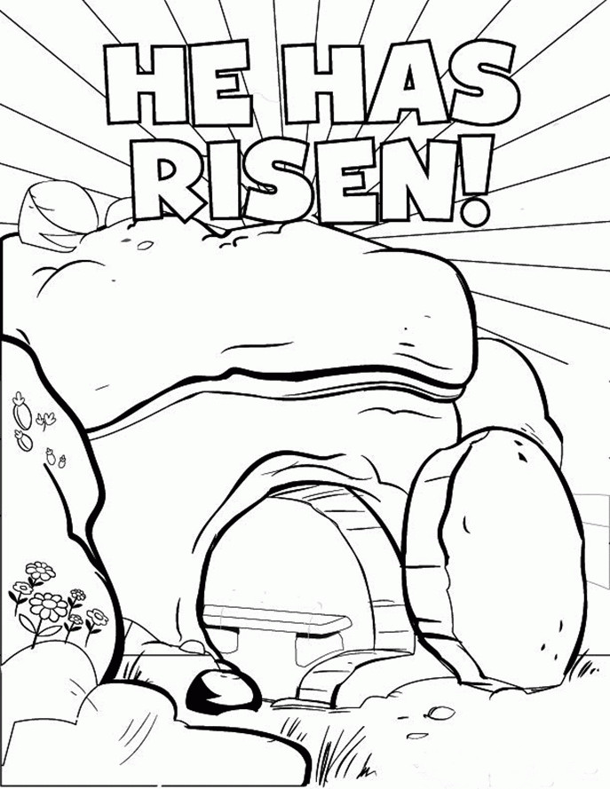 Free Coloring Sheets Easter Church Kids
 Free Printable Easter Coloring Pages Religious Coloring Home