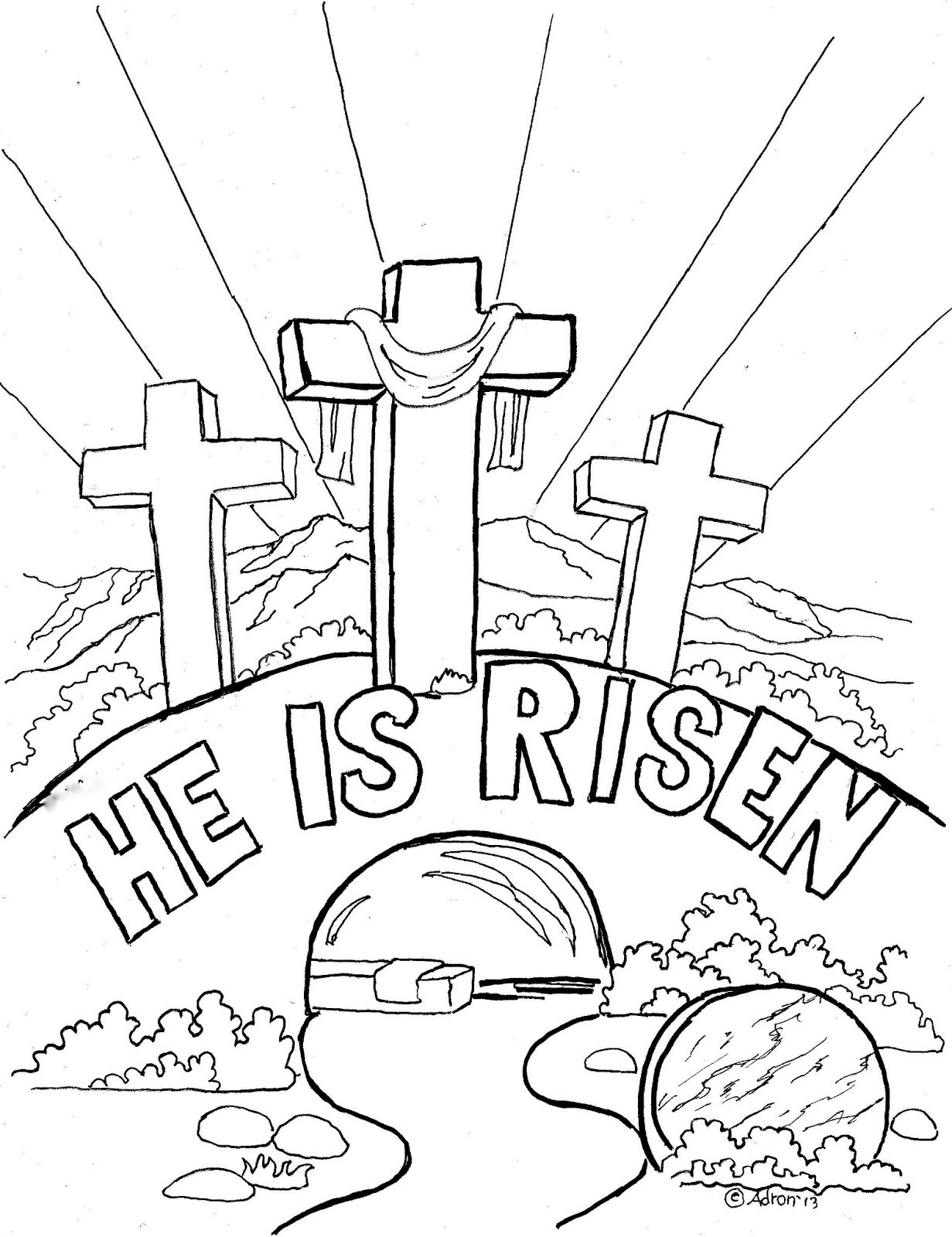 Free Coloring Sheets Easter Church Kids
 Religious Easter Coloring Pages Best Coloring Pages For Kids