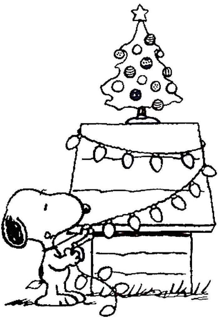Free Coloring Sheets For Christmas To Print
 Free Printable Charlie Brown Christmas Coloring Pages For