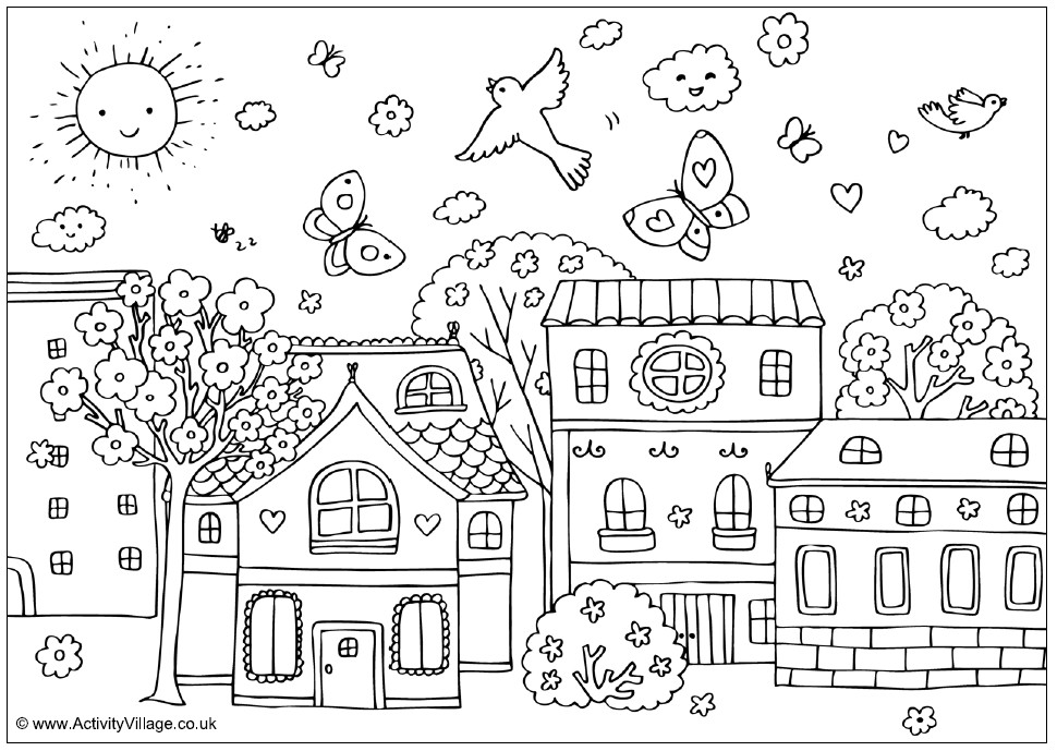 Free Coloring Sheets For Kids For Spring
 Spring Coloring Pages 2018 Dr Odd
